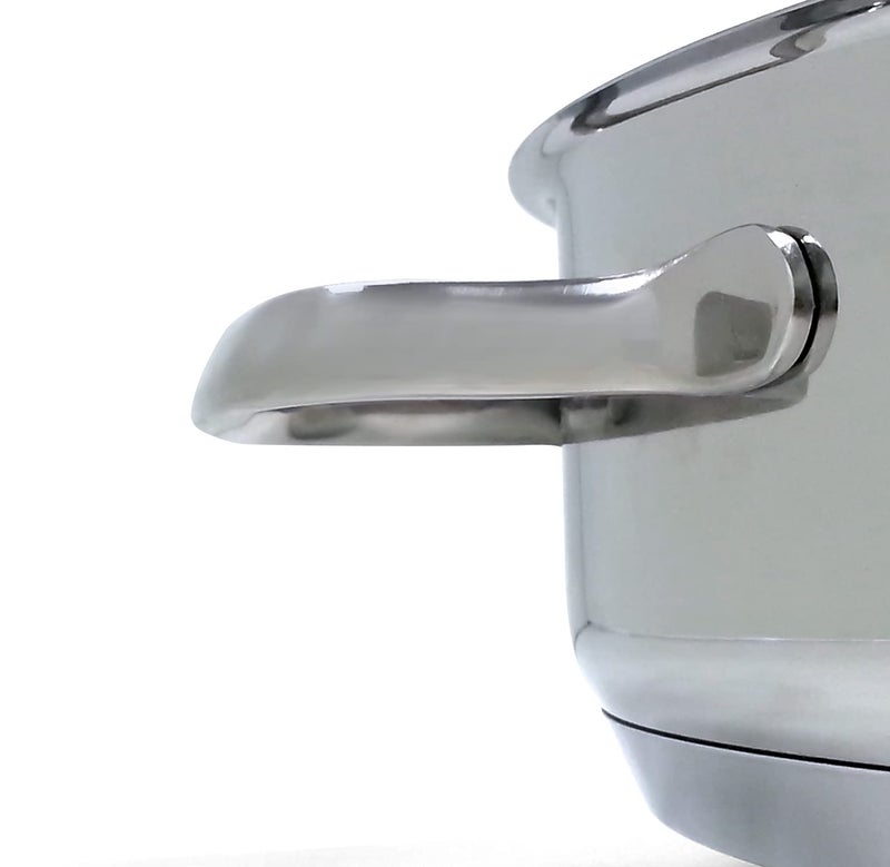 Nuwave Design-18/8 Stainless Steel Cookware,Free of PTFE PFOA PFOS,Fondue Pot Set,Works On All Cooktops and Induction Cooker,Include Pot,Steamer Basket,Glass Lid and 8 Fondue Forks,10 -YeÃ¤r WÃ¤rranty, 3.5Qt Pot, Silver - Image 5